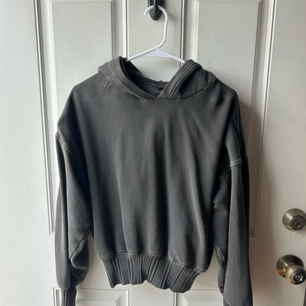 Aerie Charcoal Hooded Sweatshirt
